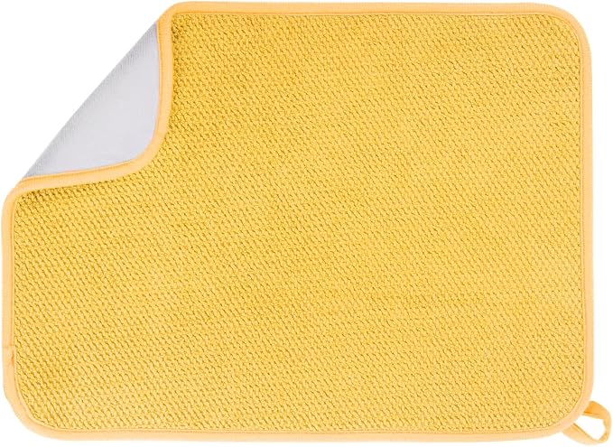 Microfiber Dish Drying Mat, Super Absorbent Kitchen Dish Drying Pad by GeeRic