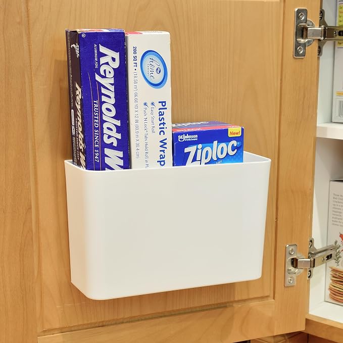 Youngever Plastic Adhesive Storage Organizer Bin - Image 3