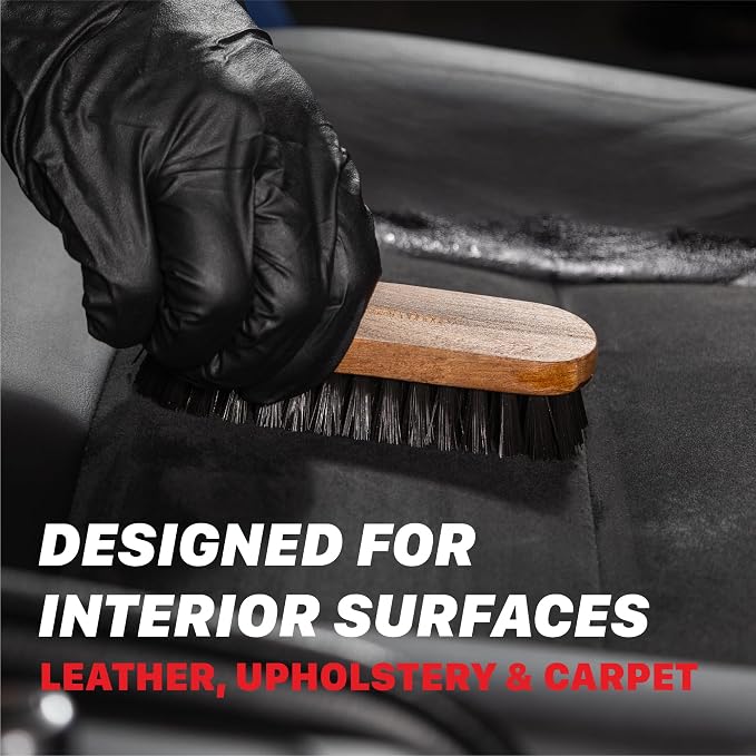 Maxshine Universal Leather & Upholstery Brush – Durable Nylon Bristles - Image 5