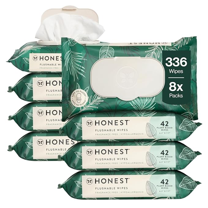 The Honest Company Hypoallergenic Flushable Wipes by TheHonestCompany