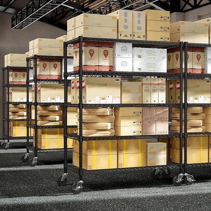 Garage Shelving 5 Tier Industrial Metal Shelving Units - Image 2