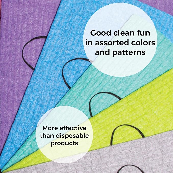 Skoy Cloth, Reusable Cleaning Cloths, Planet-Friendly, Dishwasher and Dryer-Safe - Image 7