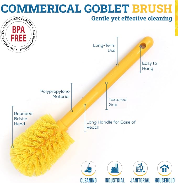KLEEN HANDLER Goblet Cleaning Brush | Bottle Brush - Image 2