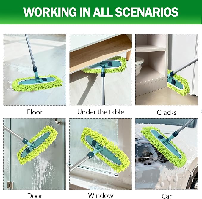 4PCS 14''~16'' Microfiber Dust Mop Pads Compatible - Image 5