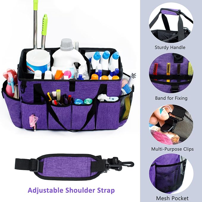 XL Professional Cleaning Caddy for Cleaning Suppliers, Cleaning Organizer - Image 4