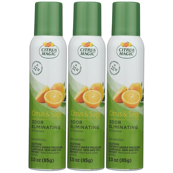Citrus Magic Odor Eliminating Air Freshener Spray, Citrus and Sage by CitrusMagic