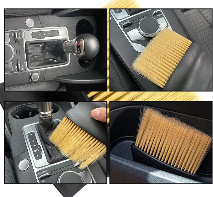 Ajxn Auto Interior Dust Brush, Car Cleaning Brushes Duster, Soft Bristles - Image 6