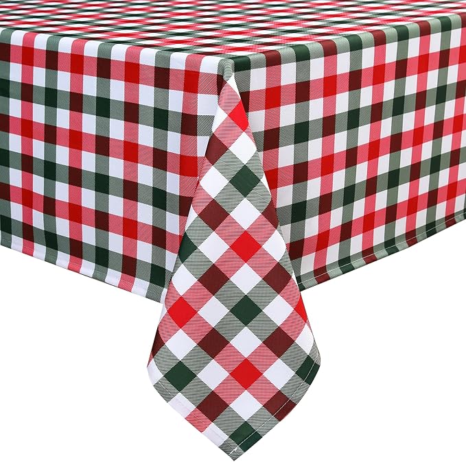 Waterproof Checkered Tablecloth Fabric - Image 3