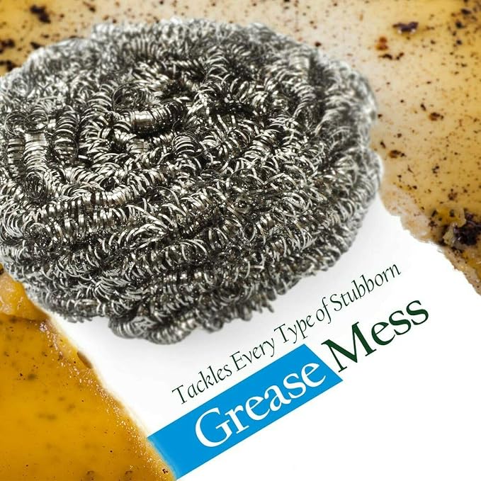 Fuller Brush Stainless Steel Scrubbing Sponges – 2-Pack – Heavy Duty Kitchen - Image 4