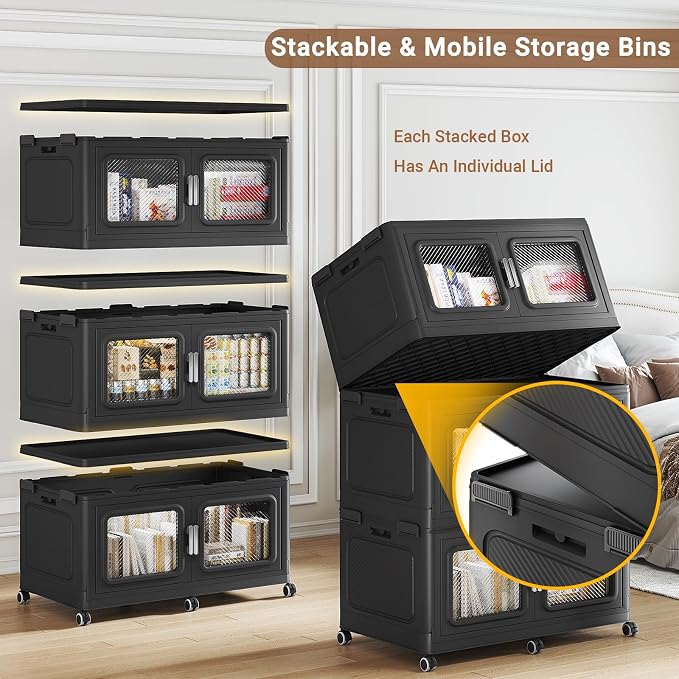 BROVIEW 660 Qt Stackable Storage Bin - Image 3