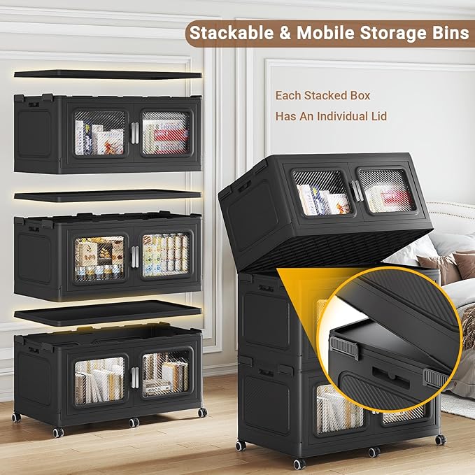 BROVIEW 660 Qt Stackable Storage Bin - Image 3