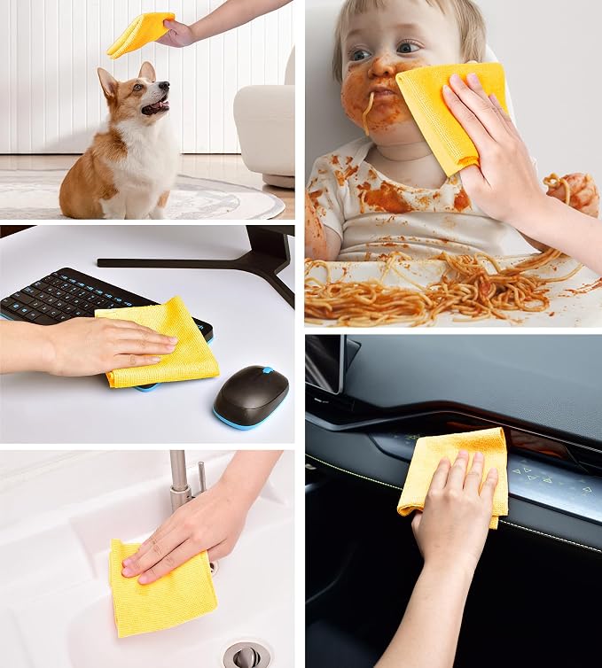 KitchLife Microfiber Cleaning Cloth Roll - Image 4