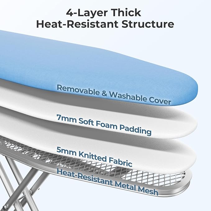 Yaheetech Foldable Ironing Board, Heavy Duty Iron Board - Image 4