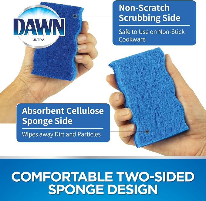 Dawn Non-Scratch Kitchen Dish Sponges - Image 5