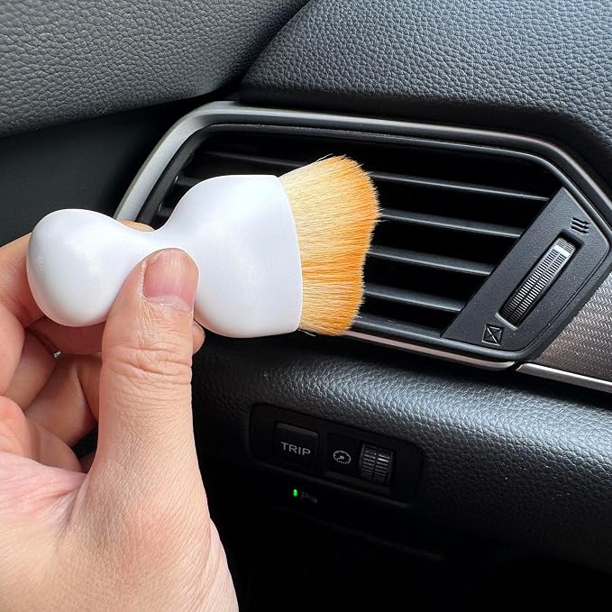 Car Detailing Brush, Soft Bristle Cleaning Brush, Scratch-Free Auto Duster Tool - Image 8