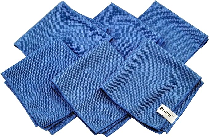Microfiber Cleaning Cloths for LCD/LED TV, Laptop Computer Screen, iPad and by Progo