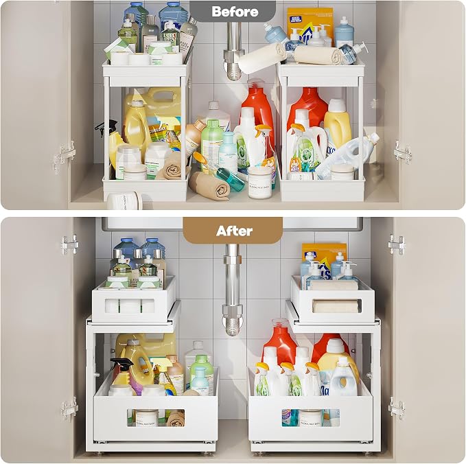 2 Pack Under Sink Organizer - Image 6