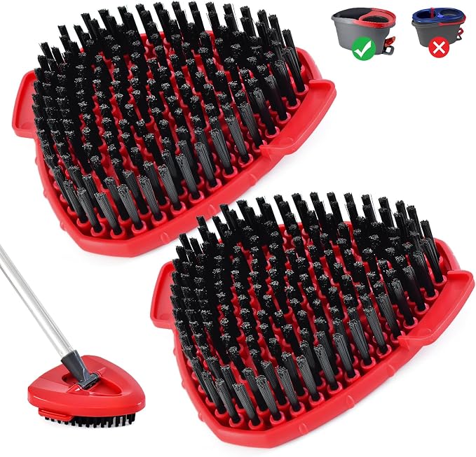 2 Pack Upgrade Scrub Brush Replace Heads Compatible by GFRED