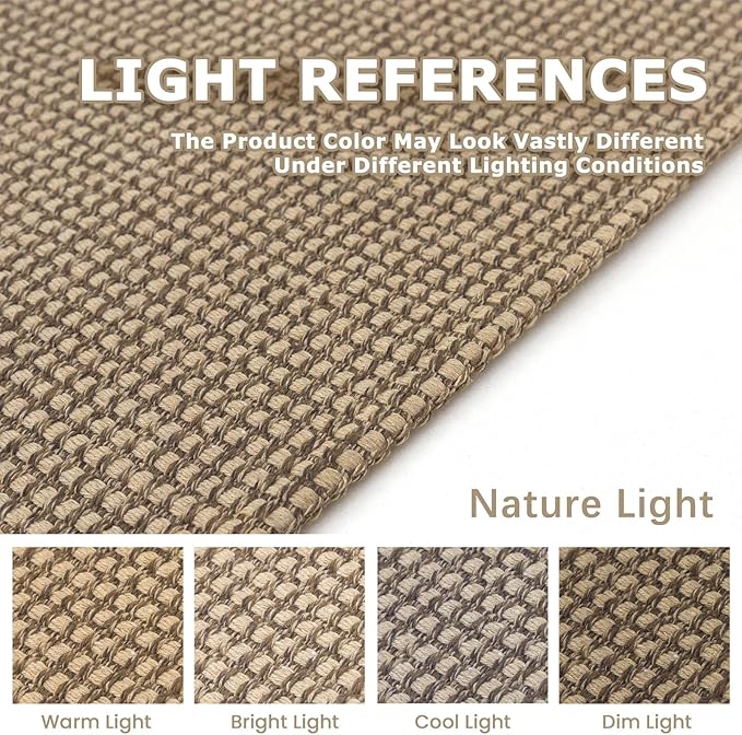 KOZYFLY Boho Runners for Hallways 2x10 ft Washable Kitchen Runner Non Slip Rubber Backed Hallway Rugs Cotton Entryway Runner Rug Floor Carpet for Indoor Hall, Backdoor, Kitchen, Tan/Orange/Brown