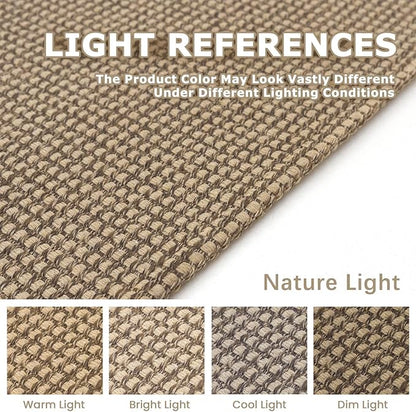 KOZYFLY Boho Runners for Hallways 2x10 ft Washable Kitchen Runner Non Slip Rubber Backed Hallway Rugs Cotton Entryway Runner Rug Floor Carpet for Indoor Hall, Backdoor, Kitchen, Tan/Orange/Brown
