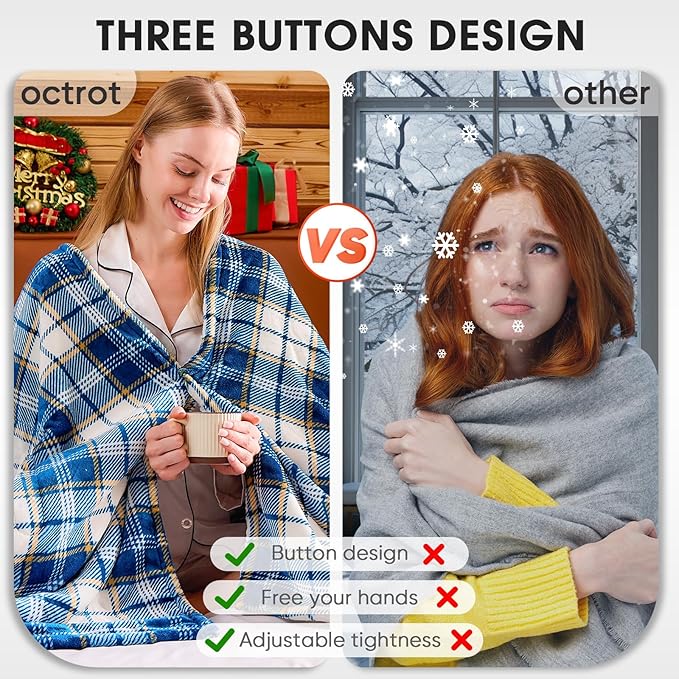 Heated Electric Blanket Full Size,72X84 Heating Blanket with 10 Heats Levels&8 Hours Auto Off&Timer,Green Plaid Soft Cozy Sherpa Blankets Warmer Gifts for Grandma Women Adult,Fast Heating Washable