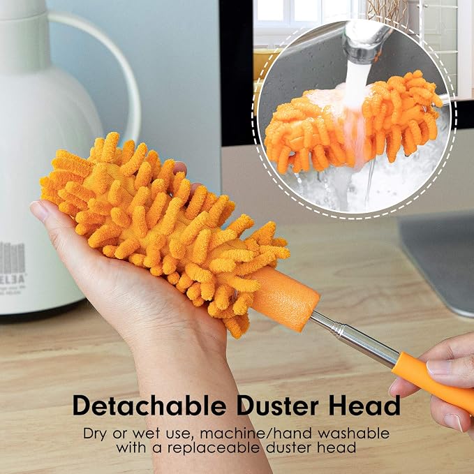 Microfiber Duster for Cleaning, Tukuos Hand Washable Dusters - Image 6
