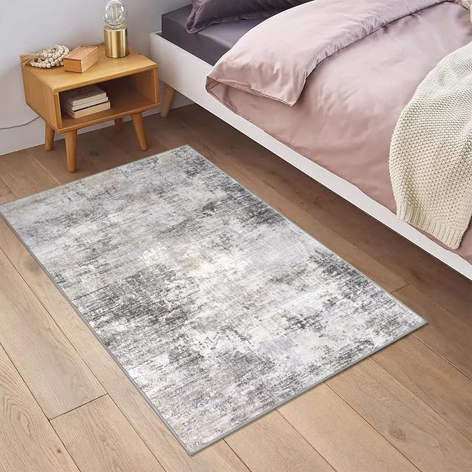IOHOUZE Small Abstract Area Rug 2x3 Ft Entryway Rugs Washable Door Mat Indoor - Image 2