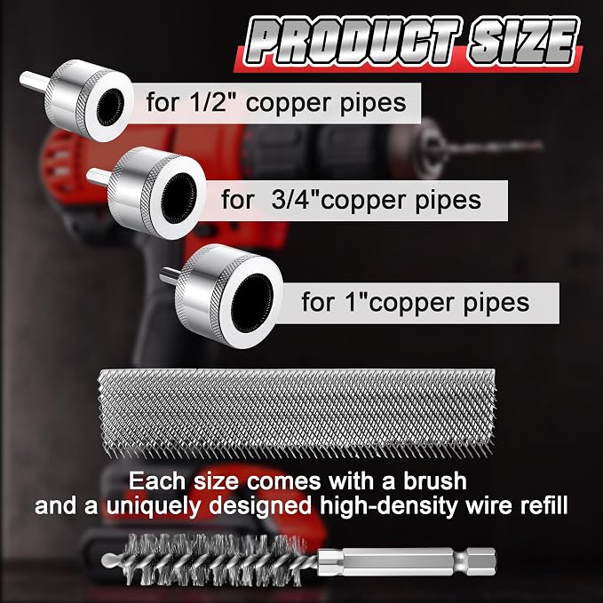 1/2"&3/4"&1" Copper Pipe Cleaner - Image 2