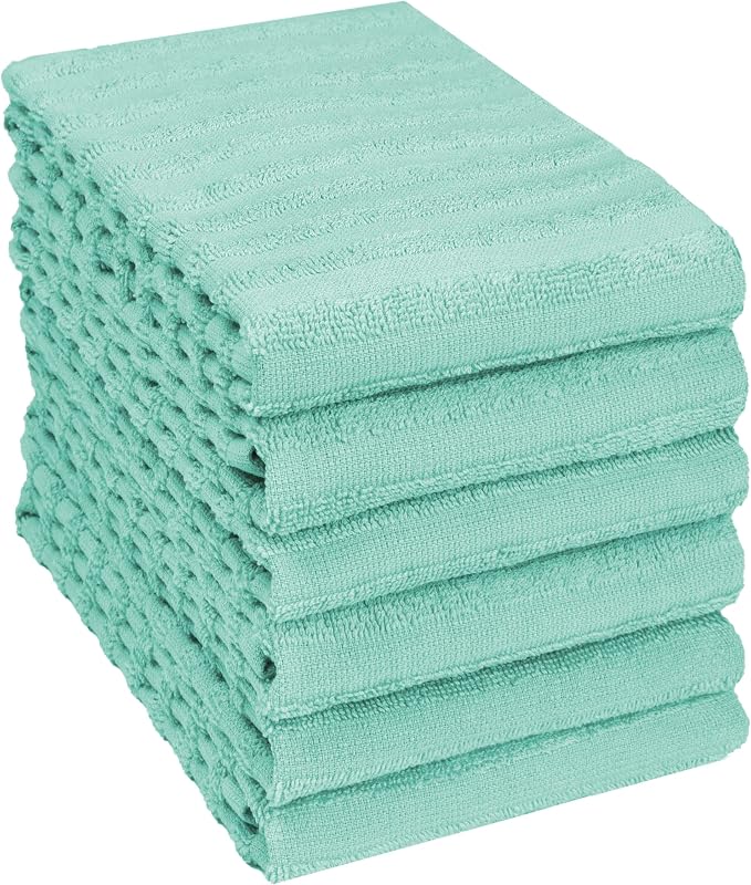 Premium Kitchen Towels | Large Cotton Dish Towels 400 GSM | Highly Absorbent - Image 2