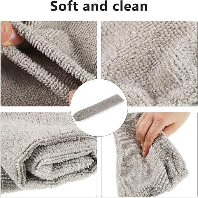 6 Pcs Retractable Gap Dust Cleaner Cloth Reusable Microfiber Dusting Cloth - Image 4