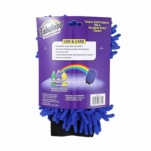Fabuloso Microfiber Cleaning Mitt Glove, Lint-Free Scratch-Free Dusting and - Image 5