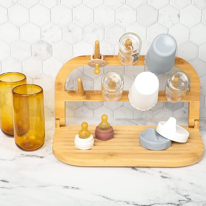 Sydney's Season Bottle Drying Rack Space Saving, Travel Bottle Cleaner Kit - Image 5