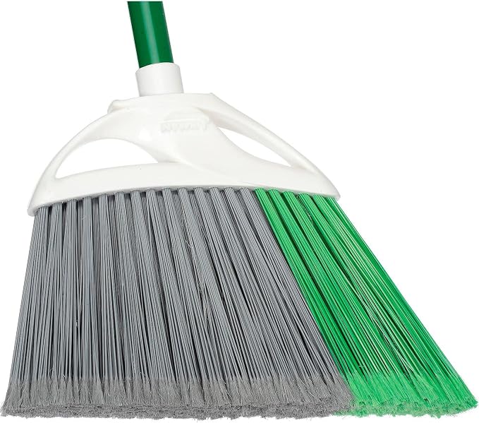 Libman Precision Angle 11-1/2 in. W Stiff Plastic Broom - Image 2