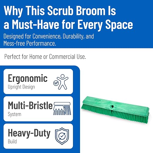 SPARTA 41890EC09 Omni Sweep Plastic Push Broom Head, Heavy Duty, Industrial - Image 3