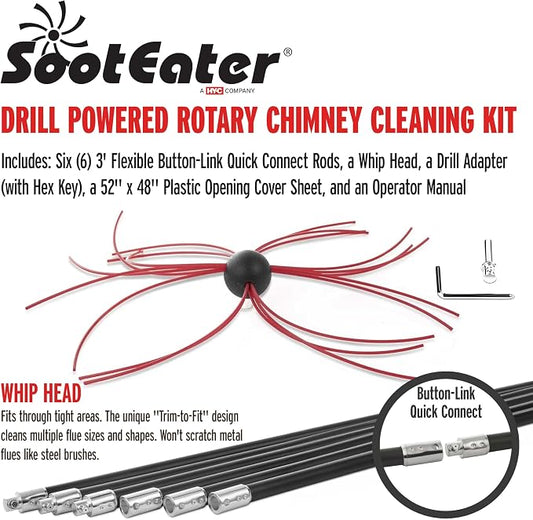 SootEater Rotary Chimney Cleaning System - Image 2