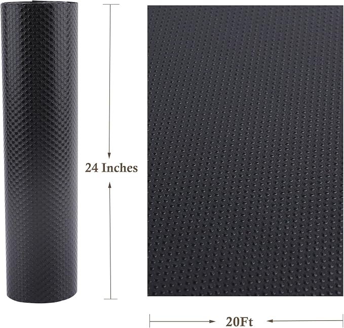 Cabinet Shelf Liner 24 Inch Wide X 20 Ft Non-Slip Kitchen Drawer Liners - Image 7