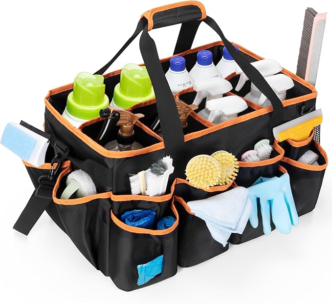 Extra-large Wearable Cleaning Caddy, Organizer Bag by HODRANT