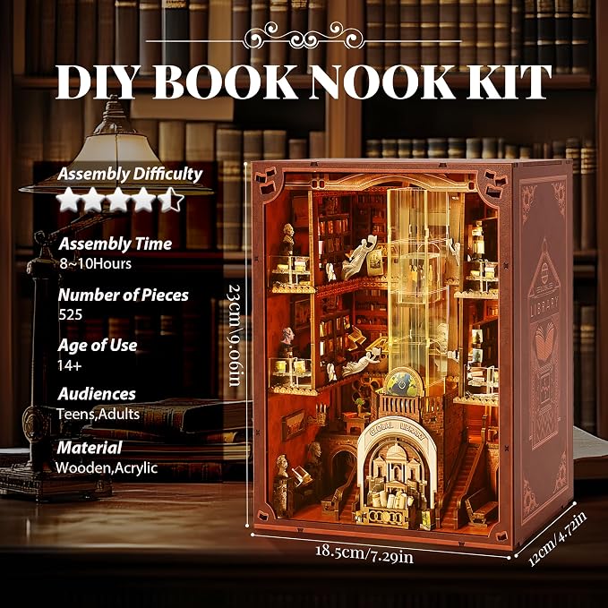 Book Nook Kit, Global Library Booknook - Image 2