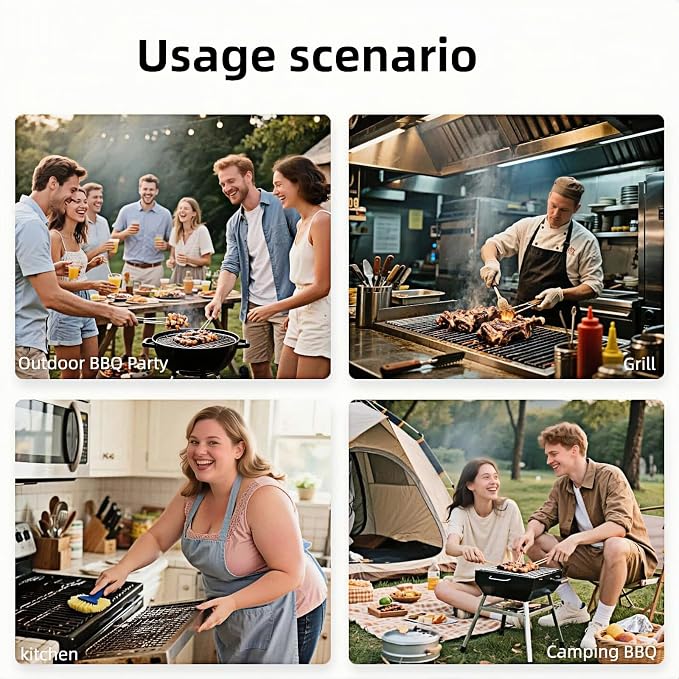3-in-1 Heavy Duty Grill Brush - Image 5