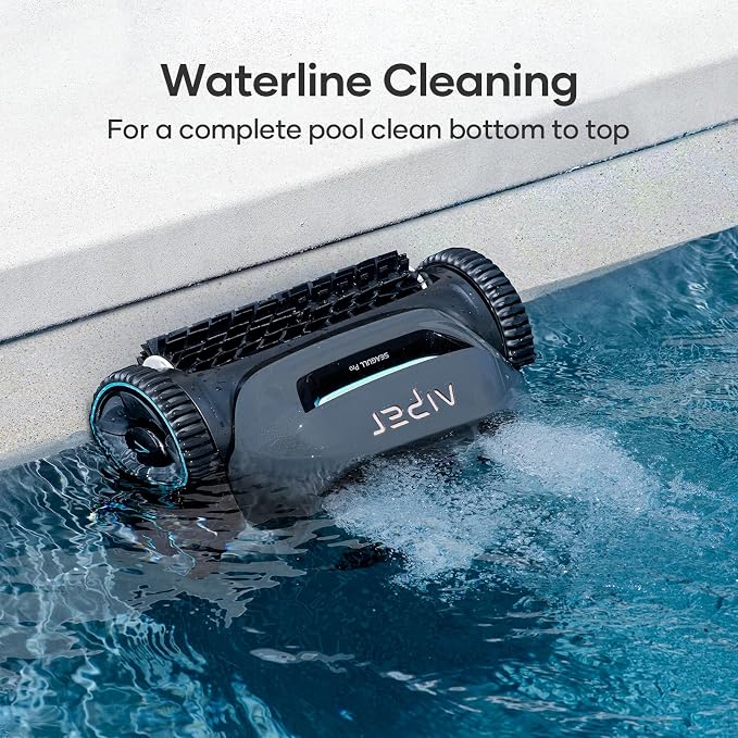 AIPER Cordless Robotic Pool Cleaner, WavePath Navigation, Wall-Climbing - Image 2