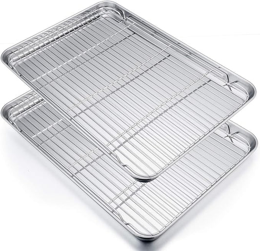 P&P CHEF 19.6 Inch Stainless Steel Baking Sheet by PPCHEF