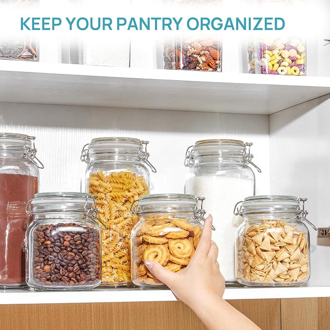Vtopmart 34oz Glass Food Storage Jars - Image 6