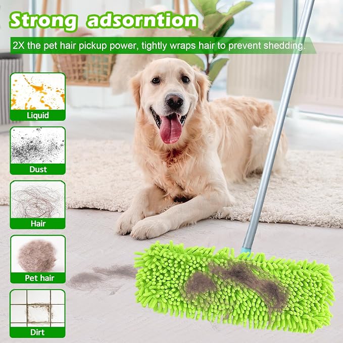 4PCS 14''~16'' Microfiber Dust Mop Pads Compatible - Image 2