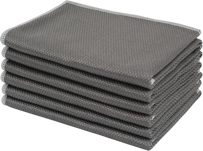 SINLAND Microfiber Glass Cleaning Cloths by SINLAND