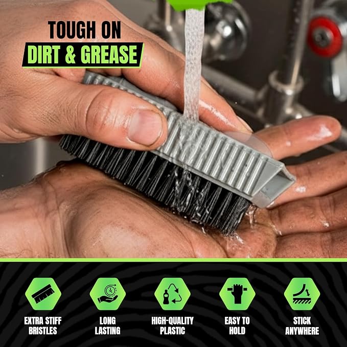 Grip Clean Nail Brush for Cleaning Fingernails – Heavy Duty Nail Brush - Image 5