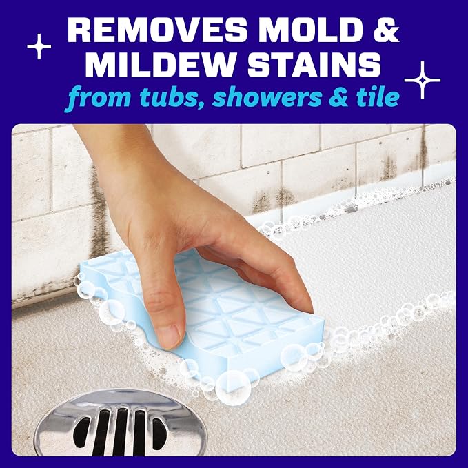 Mr. Clean Magic Eraser Sponge, Bathroom Cleaner, Shower Cleaner, Tub Cleaner - Image 5