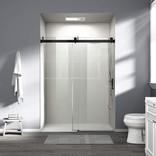 Abruzzo 76" Frameless Shower Door Single Sliding by ABRUZZO