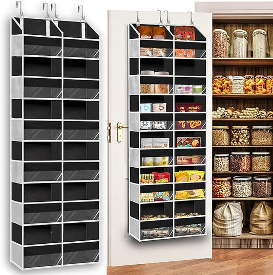 Over The Door Organizer 6 Tiers, Extra Large Behind Door Storage of 12 by Ofiray-home