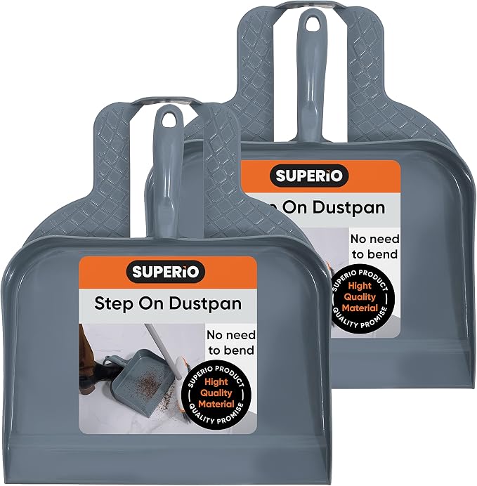 Superio Heavy Duty Plastic Step-on Dustpan by Superio