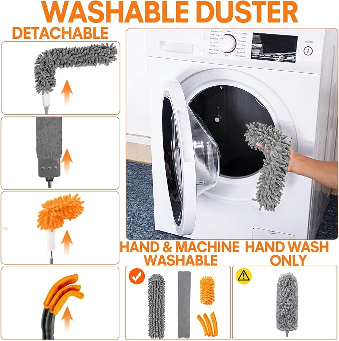 Dusters for Cleaning High Ceiling Fan, Newliton Microfiber Duster - Image 5